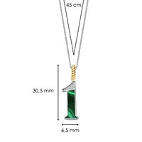 Collier Ti Sento Milano Femme Numbers in Argent Cubic Zirconia 6841MA_1 - 6841MA_1